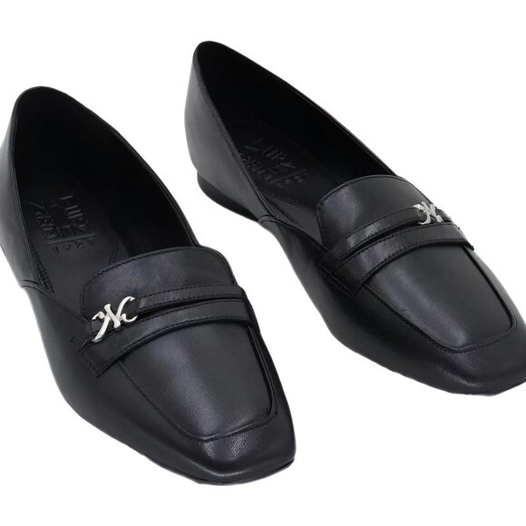 Naturalizer Create Slip-On Loafer Flats Black Leather US 7M EU 37